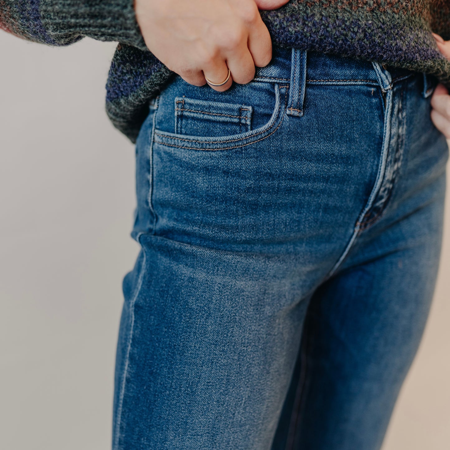 Vervet | High Rise Crop Straight | Love So True