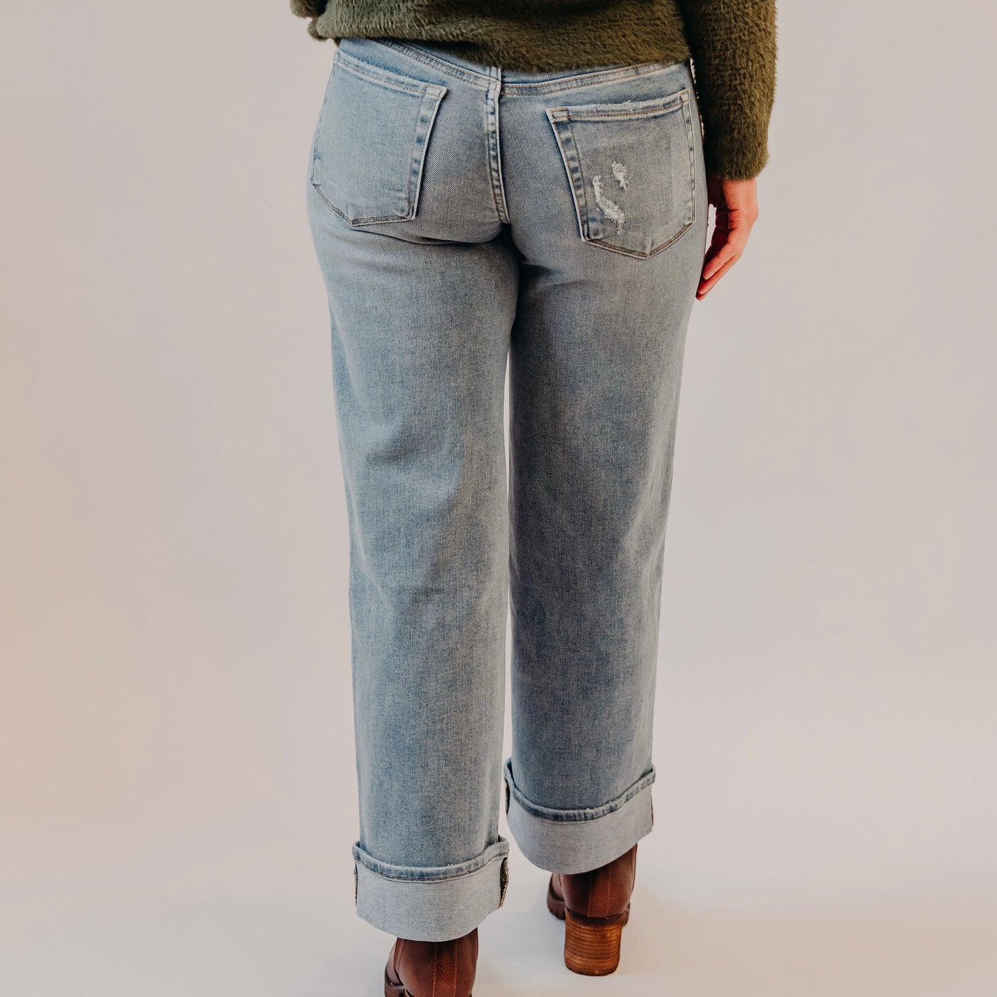 Vervet | Mid Rise Slim Wide Jean | Triple Up