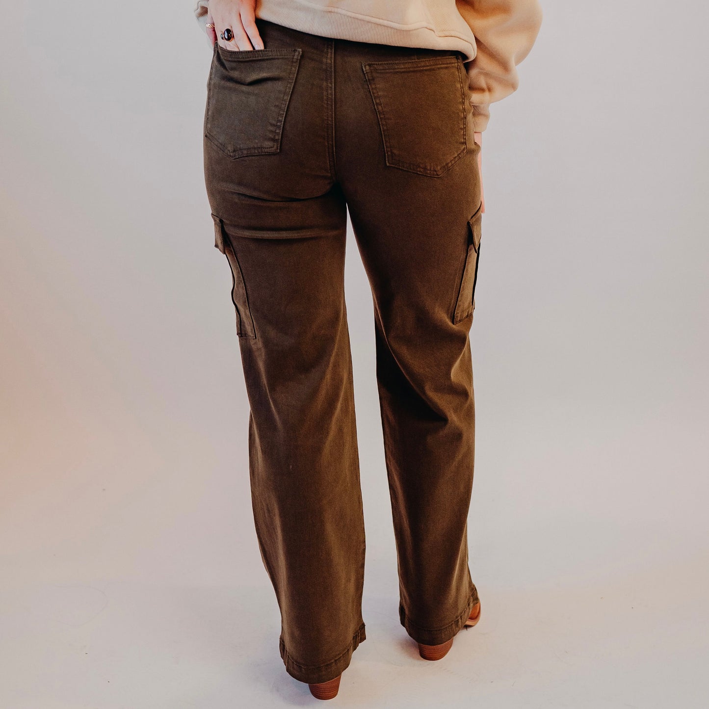 KUT | Miller High Rise Wide Leg Pant | Olive