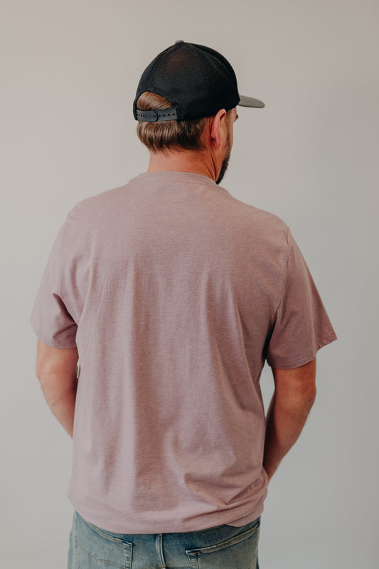 Flag & Anthem | Essential Stretch Tee | Plum Heather