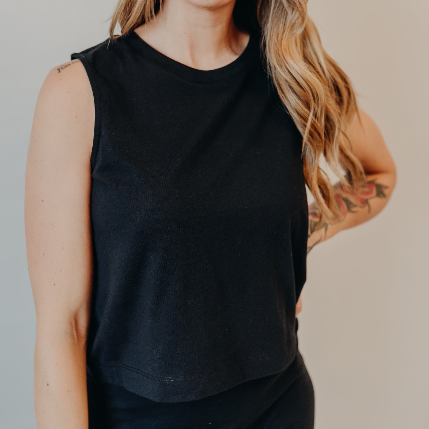 Z Supply | Sloane Jersey Muscle Tank | True Black