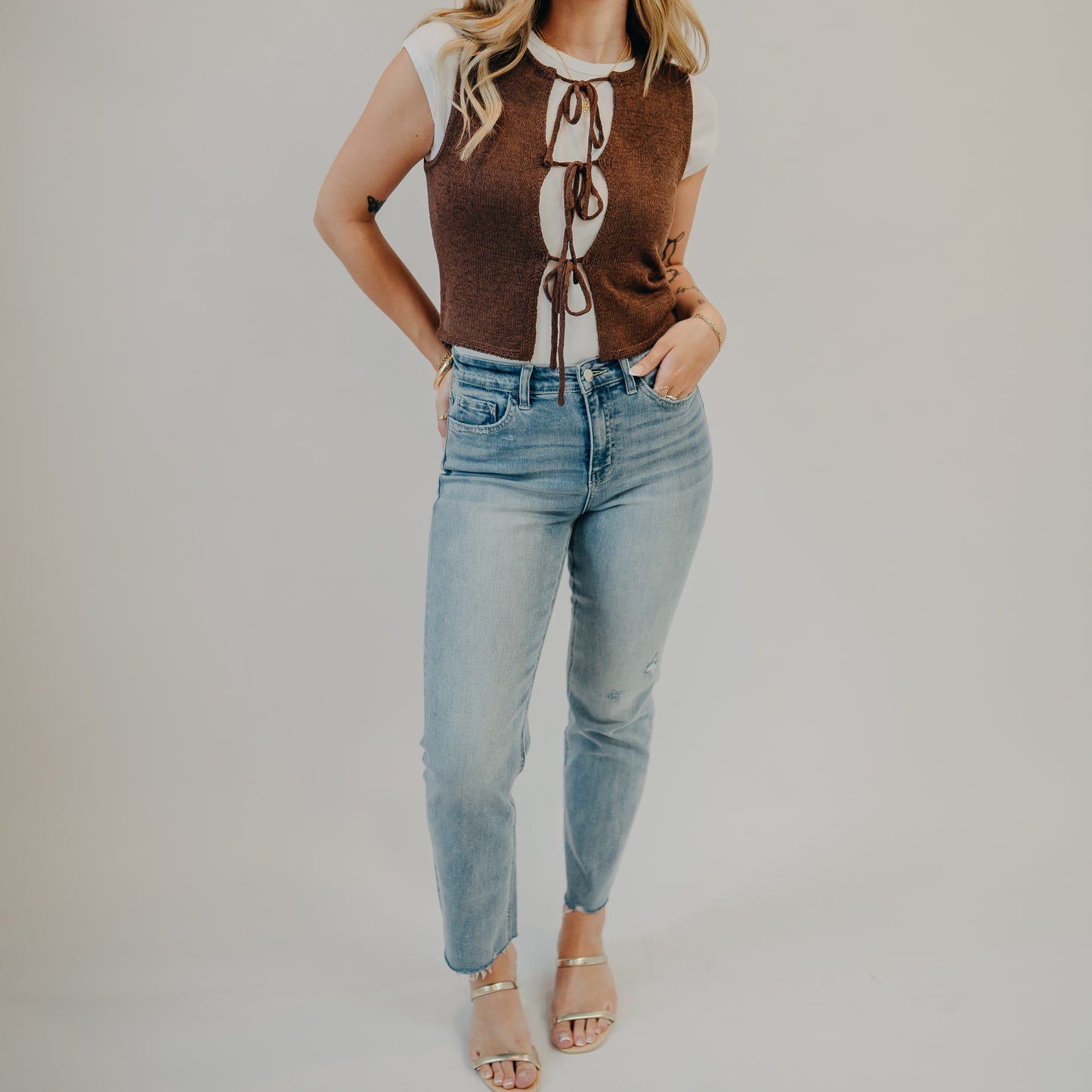 Flying Monkey | High Rise Crop Straight | Polite