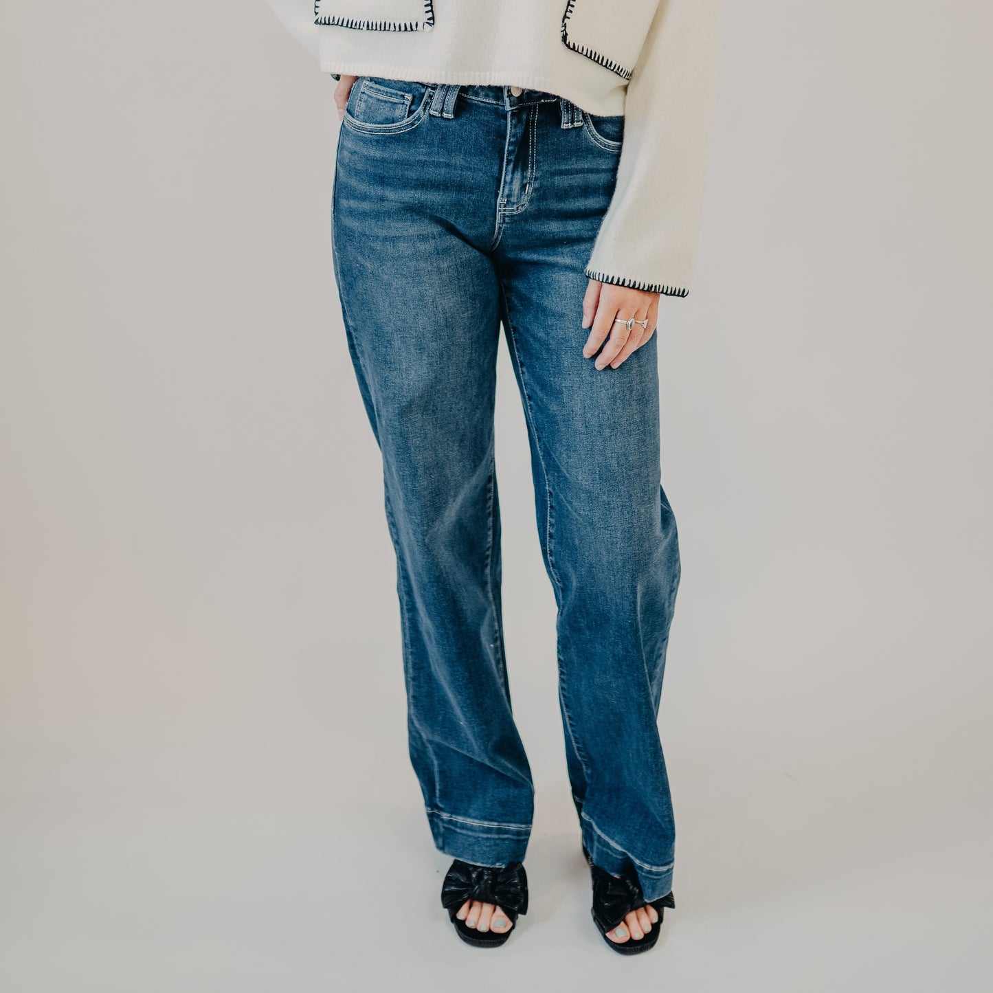 Vervet | High Rise Trouser Wide | Dominated