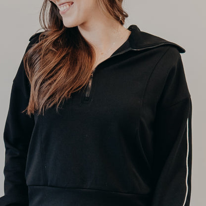 Thread & Supply | Regalia Pullover | Black Ivory