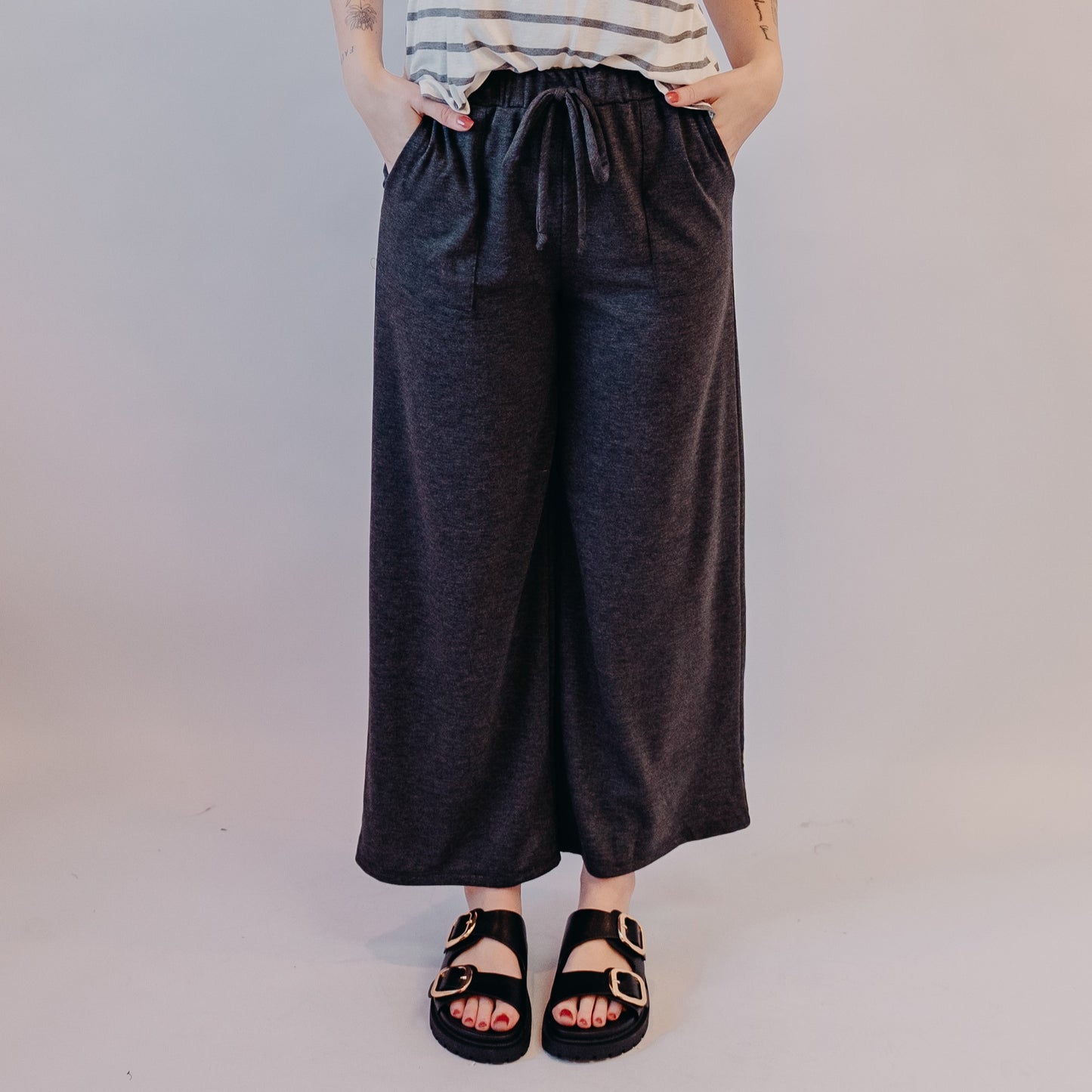 Staccato | Drawstring Pants | Charcoal