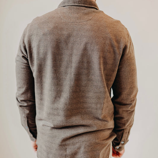 The Normal Brand | Textured Knit Shirt | Java