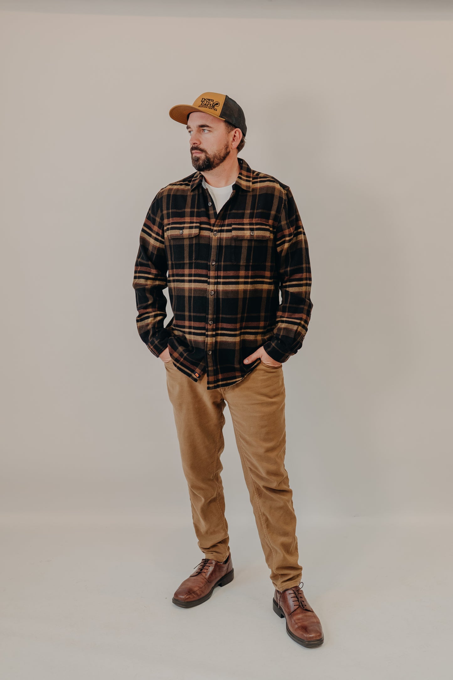 The Normal Brand | Mountain Overshirt | Black Plaid