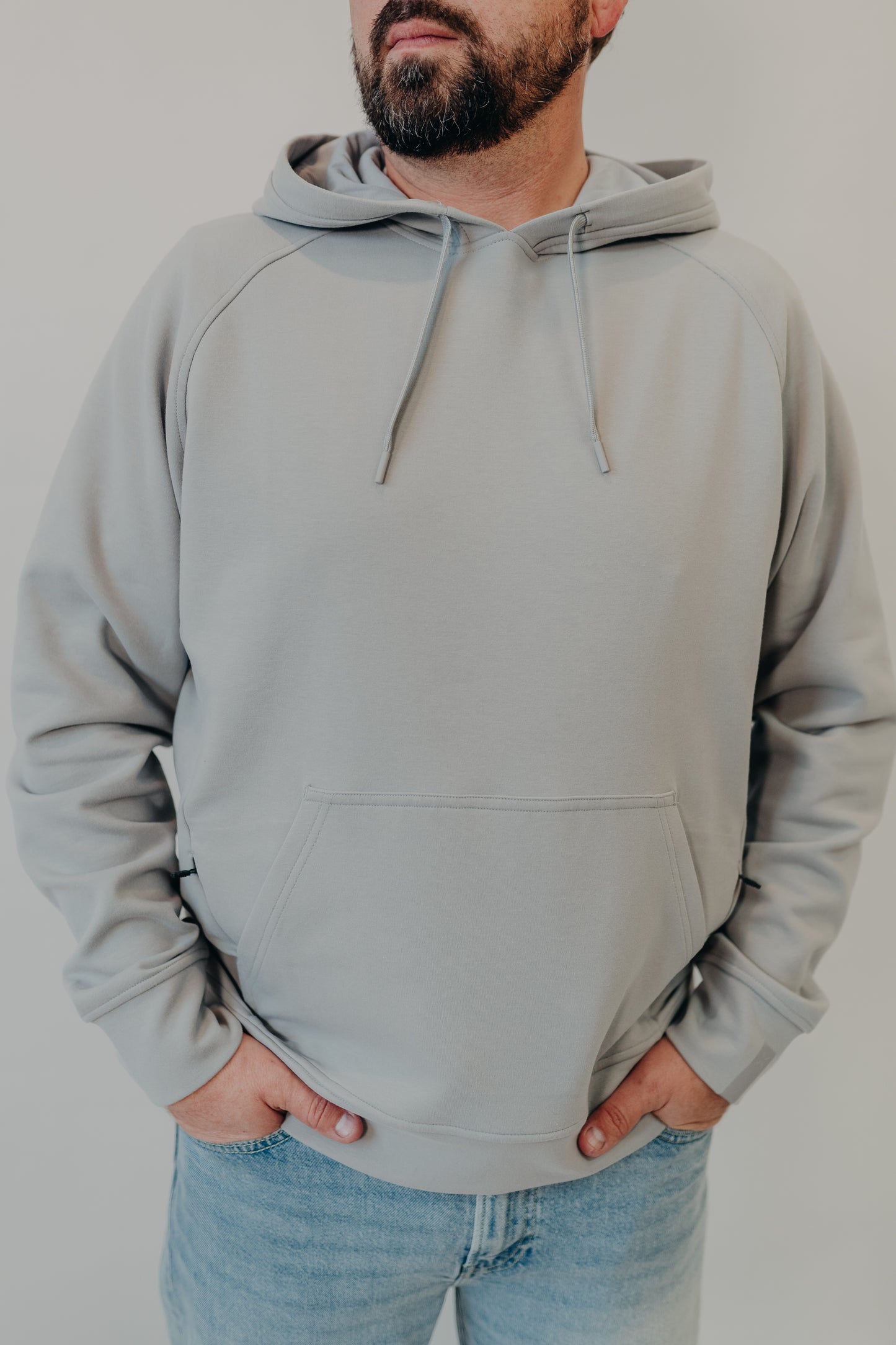 Ten Thousand | Midweight Tech Fleece Hoodie | Med Grey