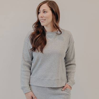 Thread & Supply | Blaine Top | Cloud Charcoal