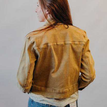 Elle Crop Jacket | Cinnamon