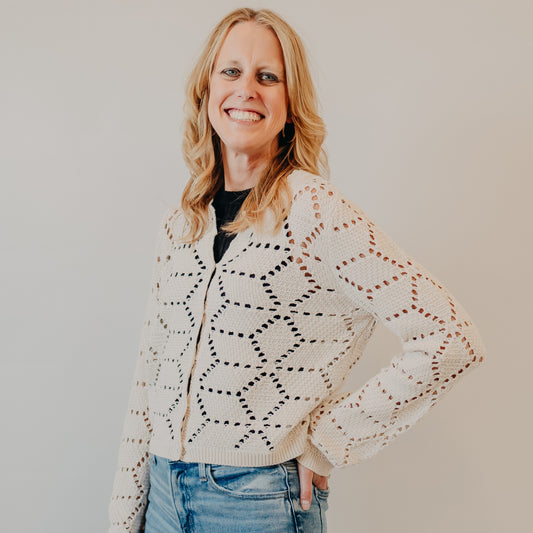 Z Supply | Rosalyn Sweater Cardigan | Crystal