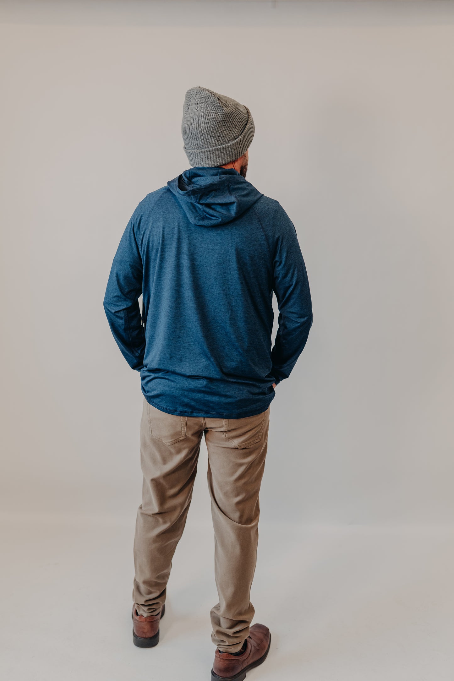 Flag & Anthem | Victory Performance LS Hoodie | Navy Heather