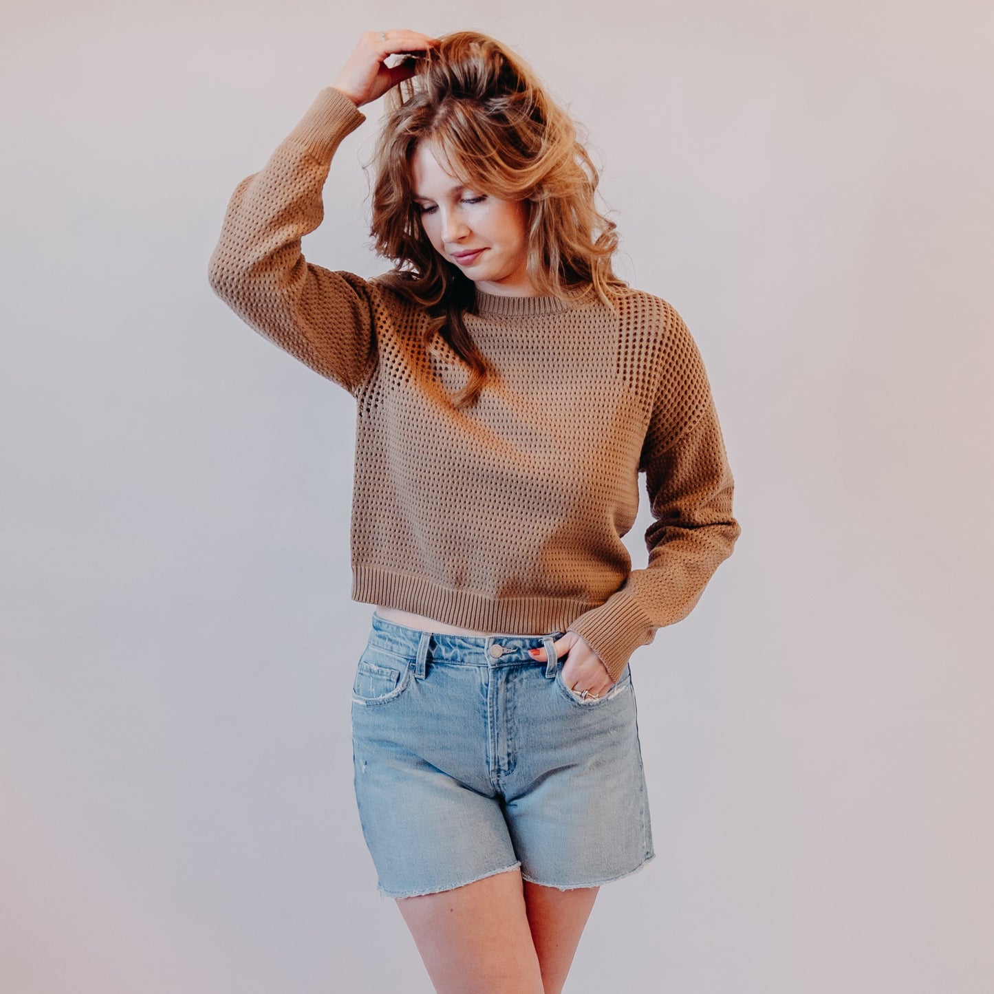 Vervet | High Rise Boyfriend Shorts | Classy