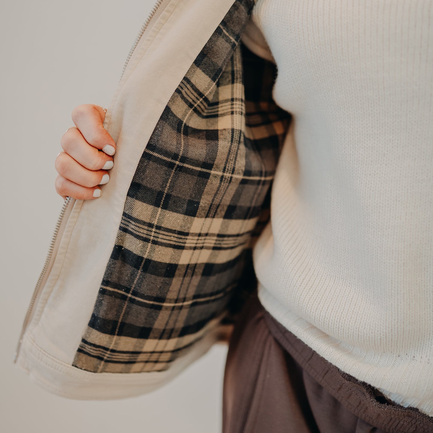 Thread & Supply | Sophia Jacket | Washed Taupe
