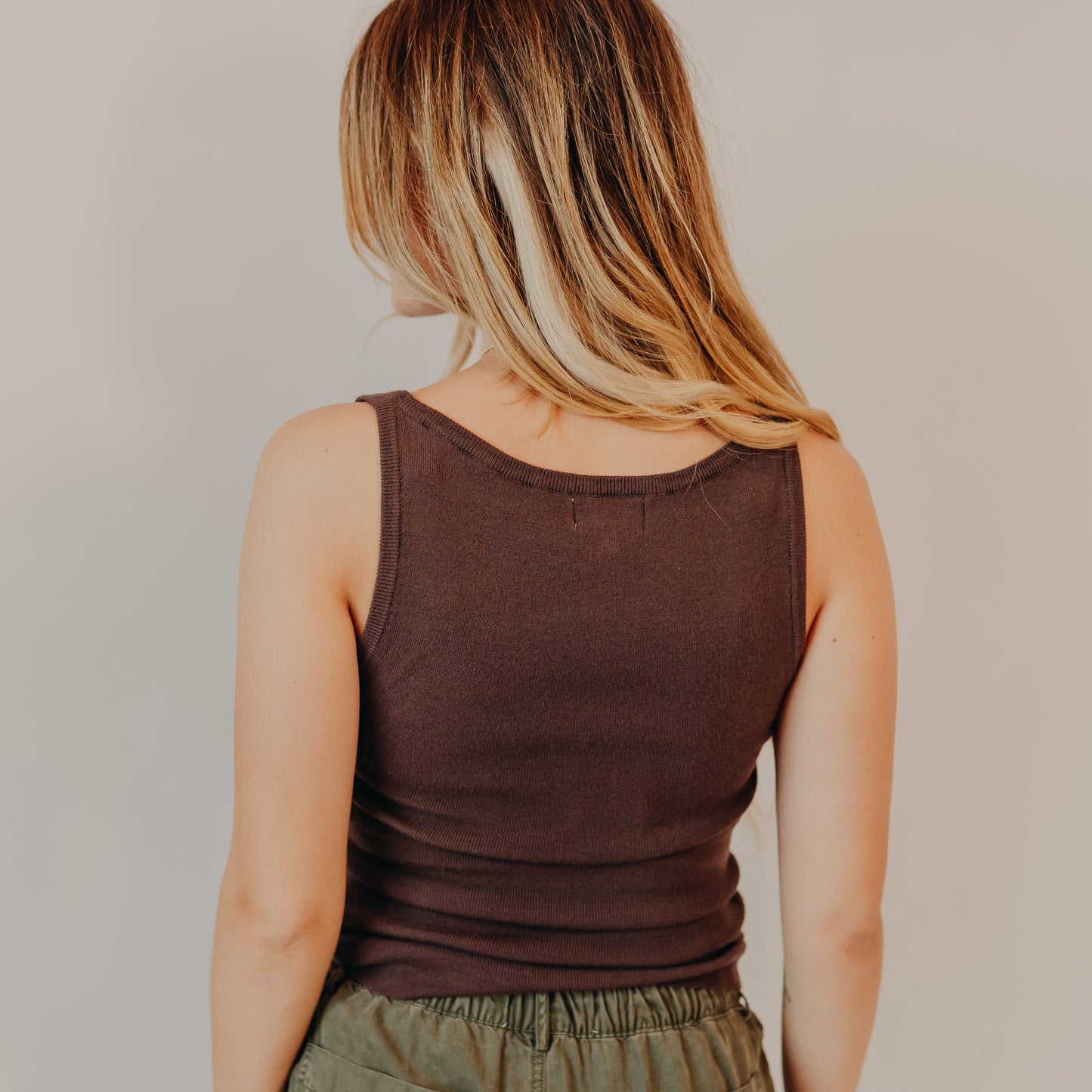 Thread & Supply | Corinne Tank | Dark Brown
