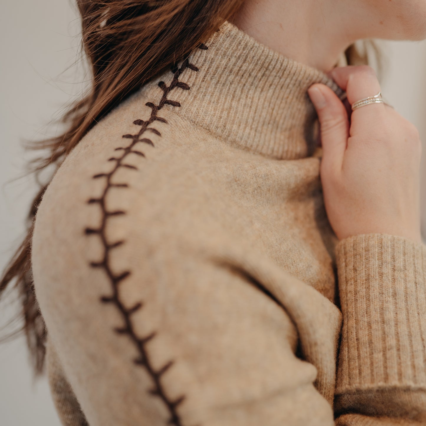 The Normal Brand | Craft Stitch Sweater | Teak