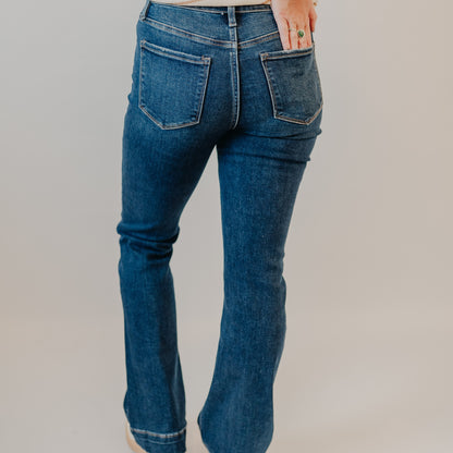 Vervet | High Rise Trouser Hem Bootcut | Sustainability