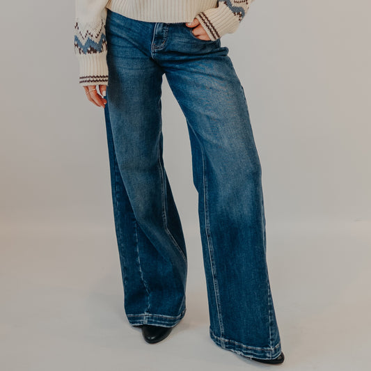 Vervet | High Rise Wide Leg | Outdone