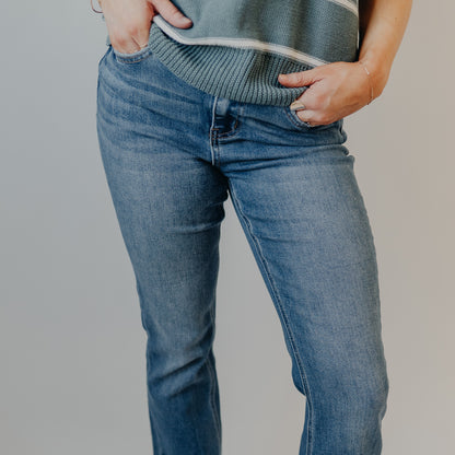 Vervet | High Rise Stretch Slim Boot Cut | Walking On Sunshine