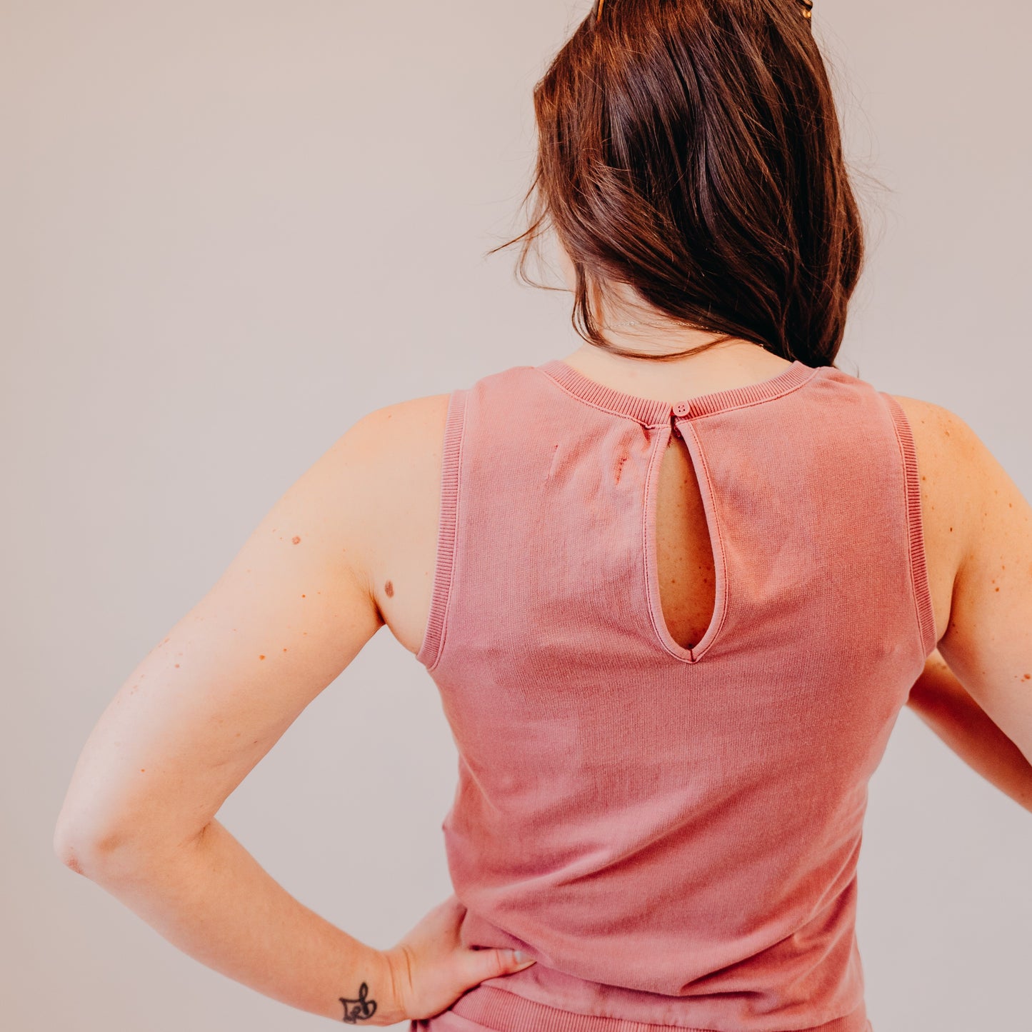 Thread & Supply | Joey Romper | Slate Rose