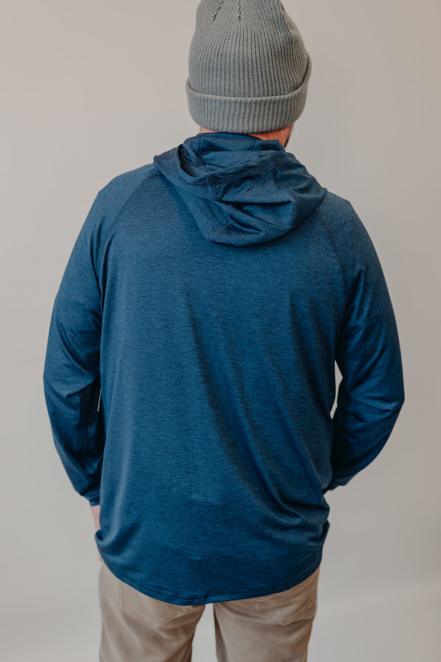 Flag & Anthem | Victory Performance LS Hoodie | Navy Heather