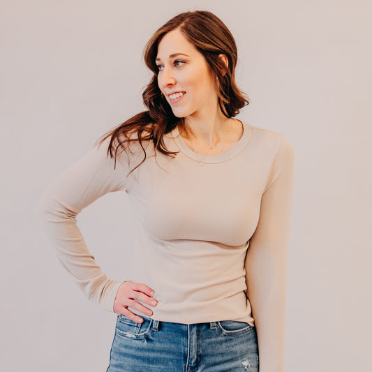 Thread & Supply | Stacy Top | Silver Grey