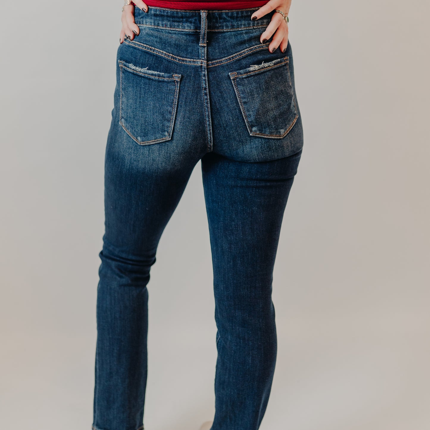 Vervet | High Rise Slim Straight | Day Dream