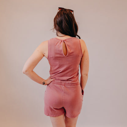 Thread & Supply | Joey Romper | Slate Rose