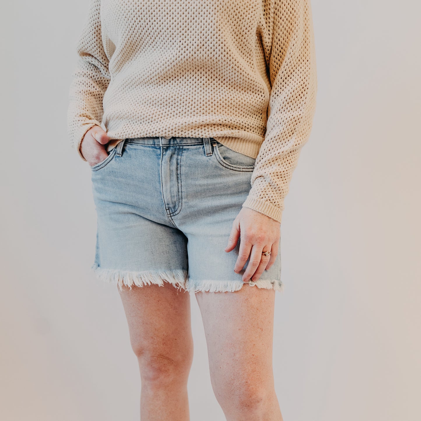 KUT | Jane High Rise Long Short | Full