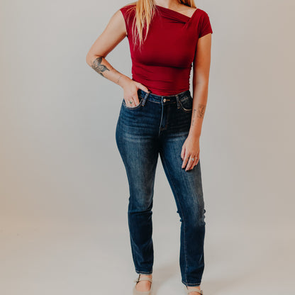 Vervet | High Rise Slim Straight | Day Dream