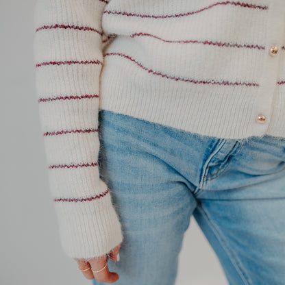 By Together | Bellevue Cardigan Top | Cream