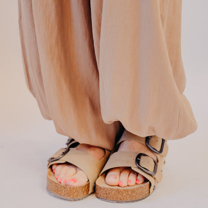 Fun2Fun | Front Tie Tube Jumpsuit | Taupe