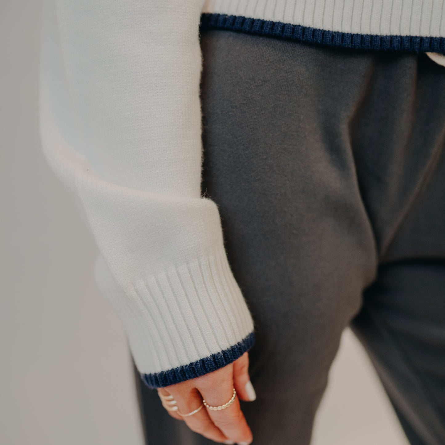 Thread & Supply | Lanette Jacket | Ivory Navy