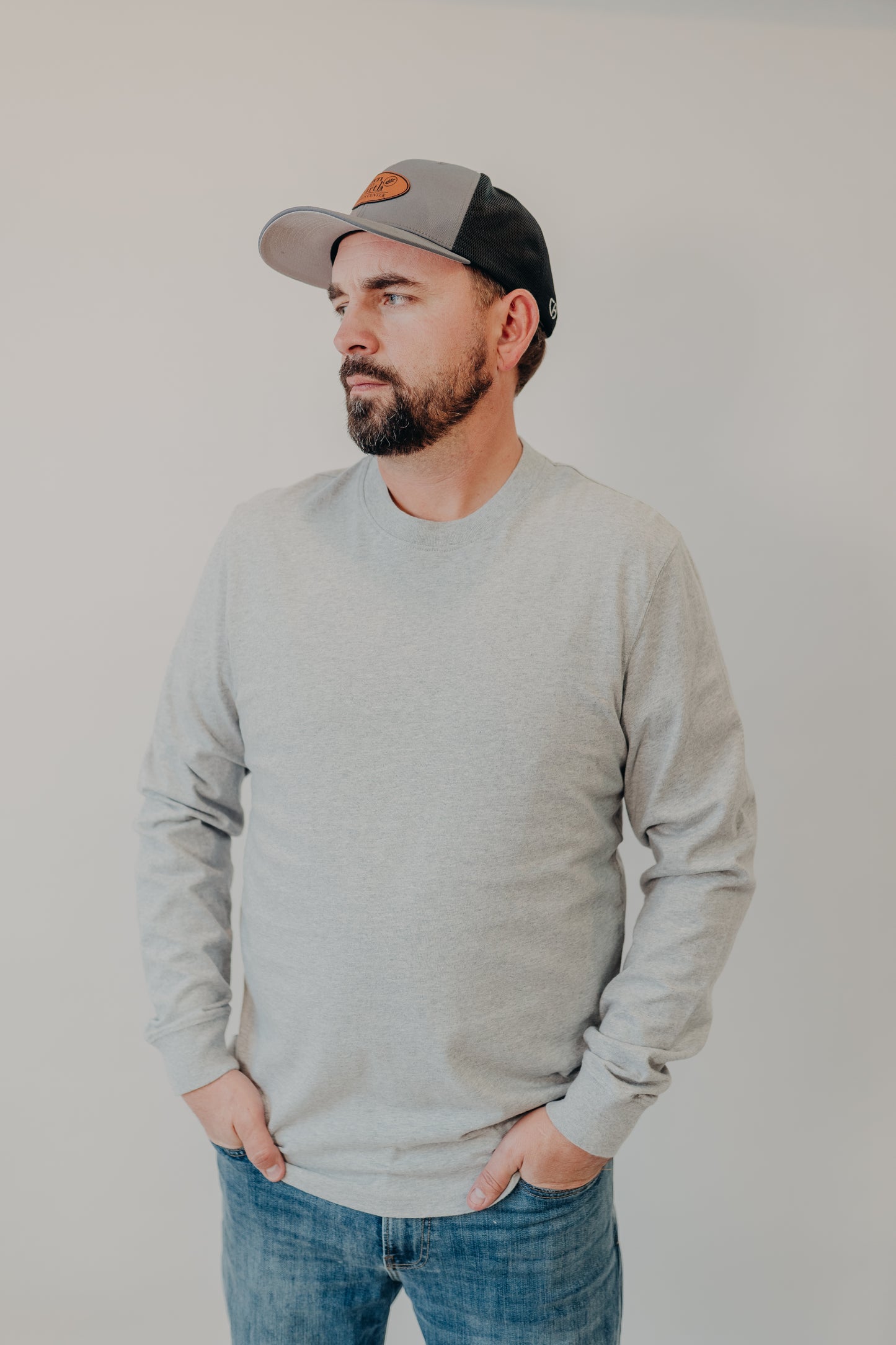 The Normal Brand | Lennox Jersey LS Tee | Heather Grey