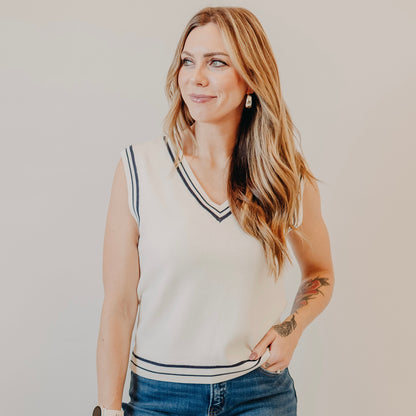 Thread & Supply | Jessie Vest | White