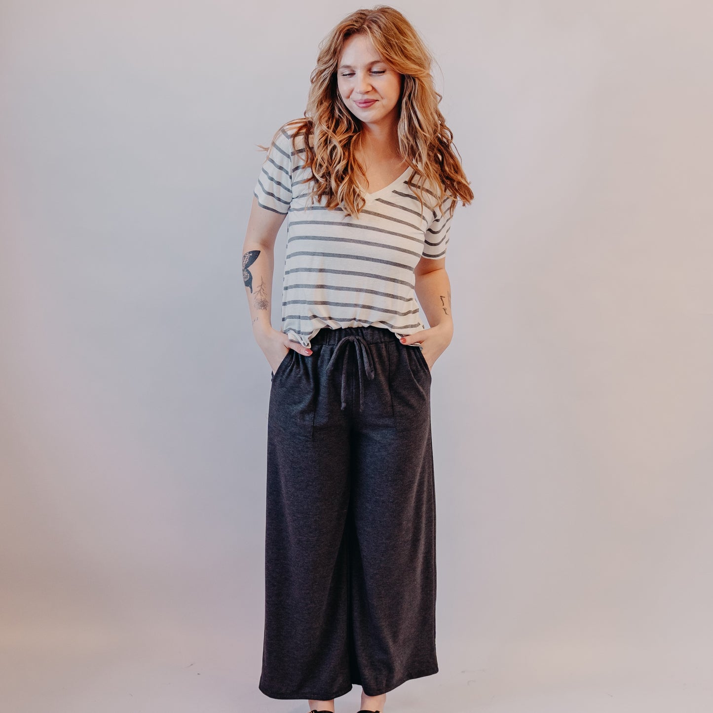 Staccato | Drawstring Pants | Charcoal