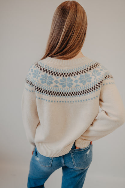 Wishlist | Fair Isle Sweater | Taupe Sky