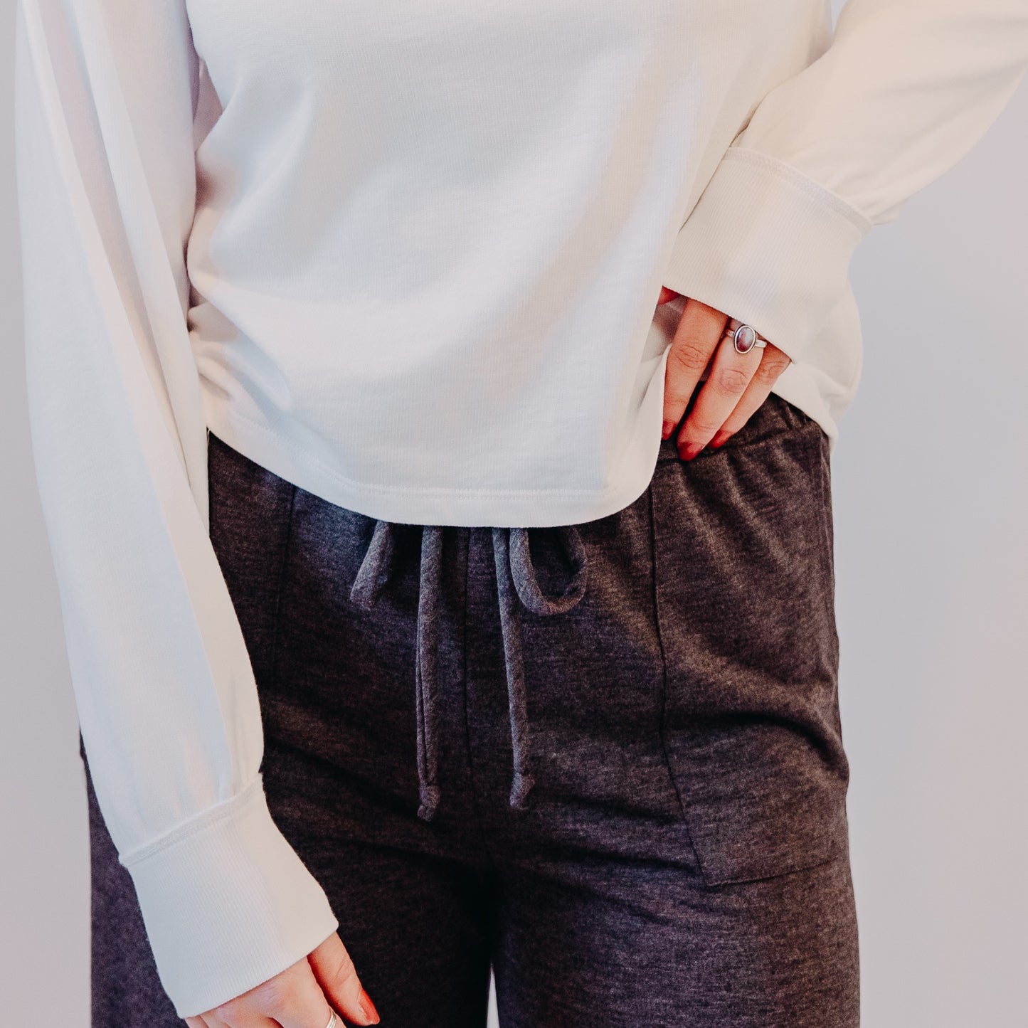 Staccato | Drawstring Pants | Charcoal