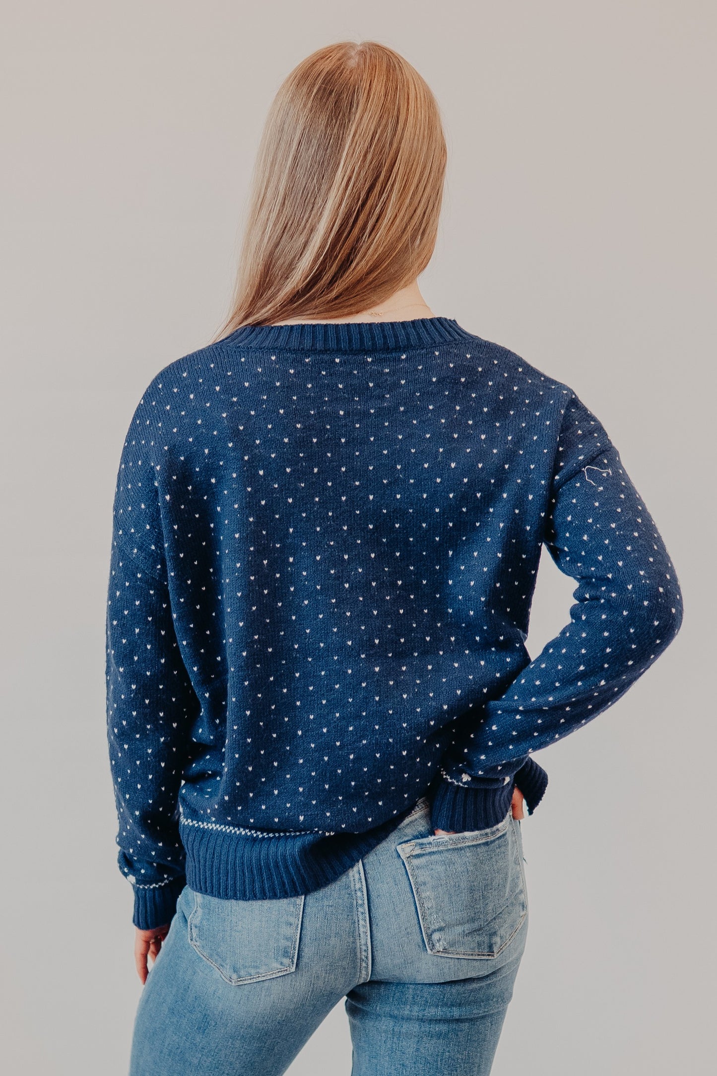 Staccato | Christmas Pattern Pullover | Navy