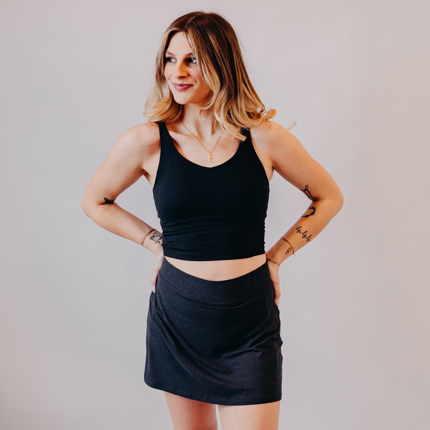 Fundamental Coast | Paloma V Neck Tank | Black