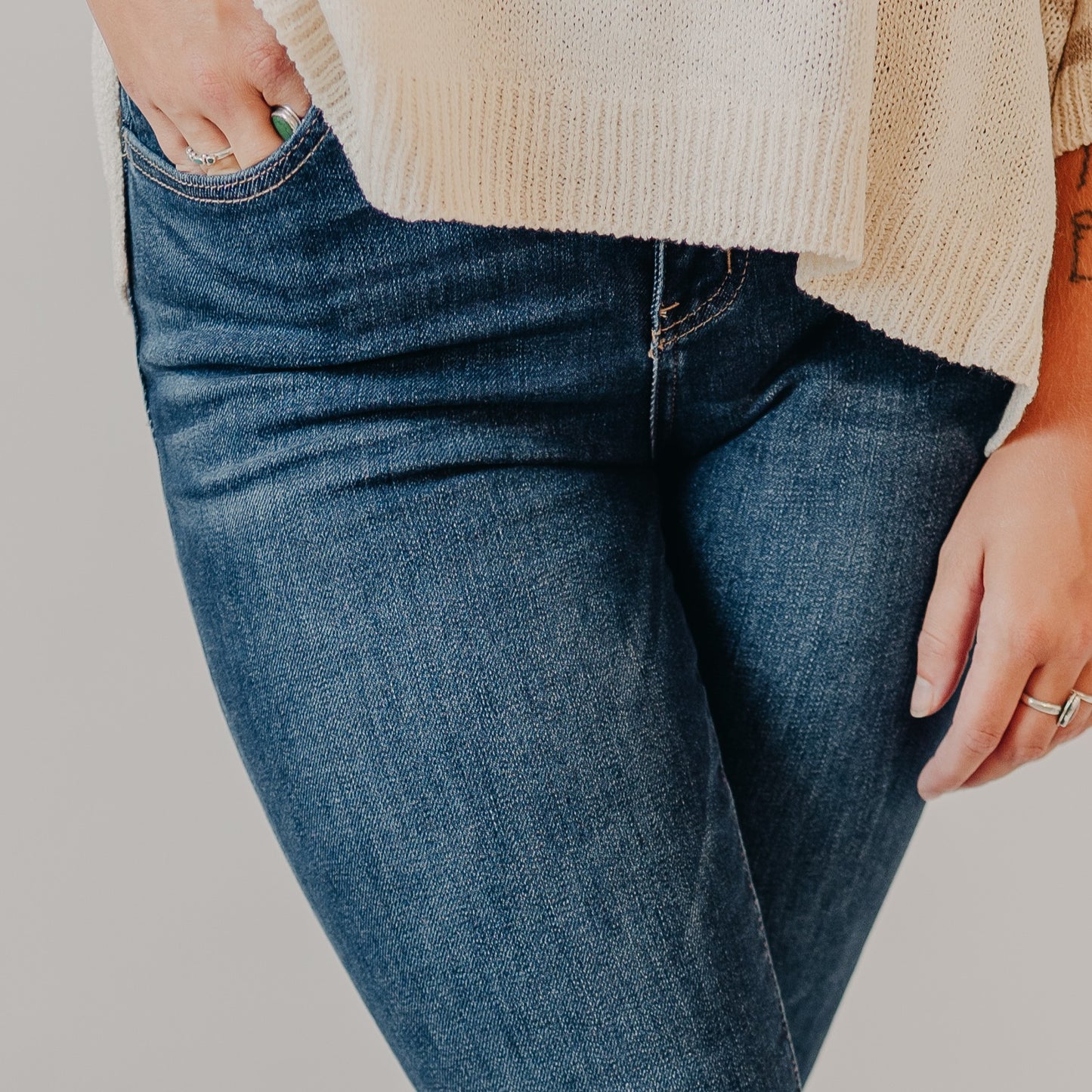 Vervet | High Rise Skinny | Dk Wash