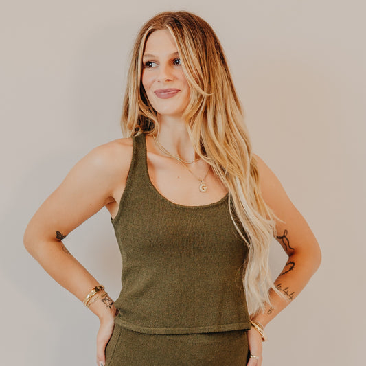 Z Supply | Haven Sweater Knit Tank | Fern