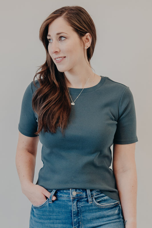 Thread & Supply | Sammie Tee | Dark Spruce