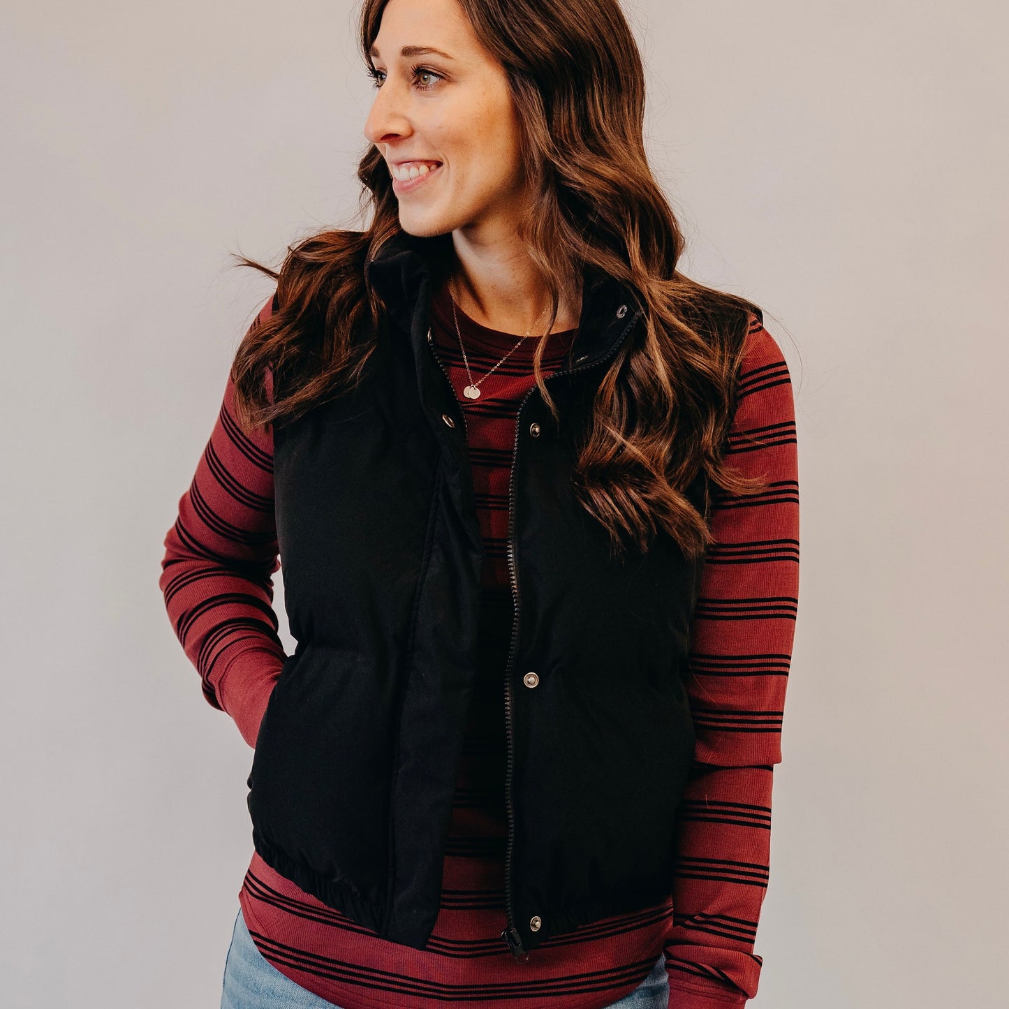 Thread & Supply | Aspen Vest | Black