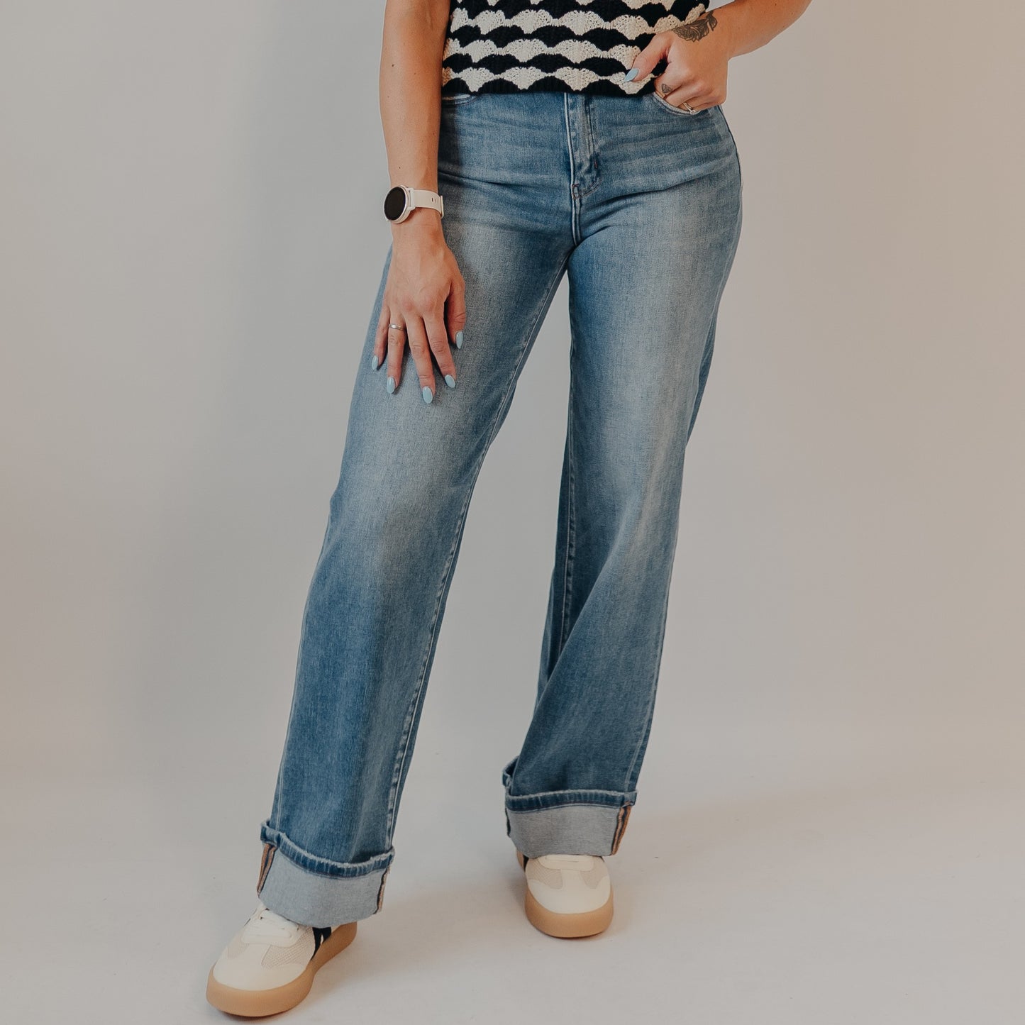 Flying Monkey | High Rise Cuffed Wide | Westbury