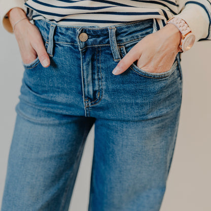 Vervet | High Rise Cuffed Wide | Remedy