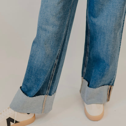 Vervet | High Rise Cuffed Wide | Remedy