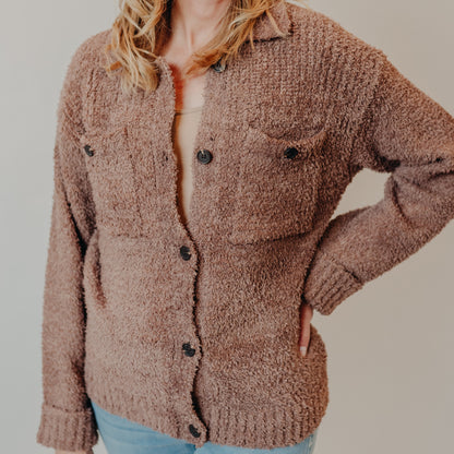 Thread & Supply | Lois Sweater Jacket | Raw Umber