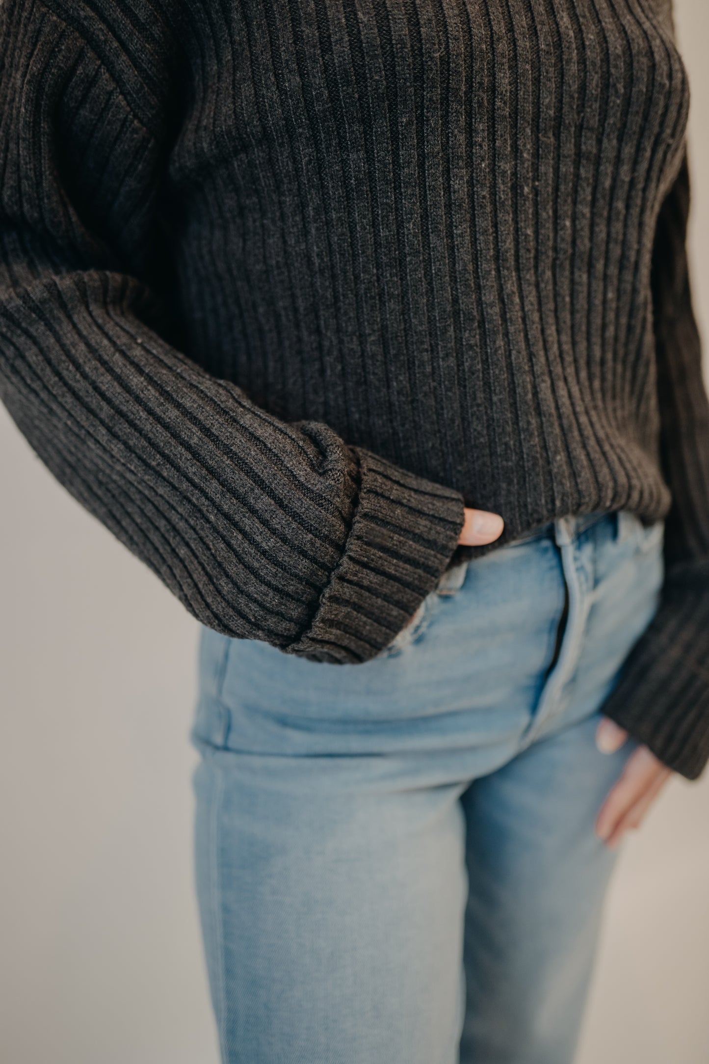 Thread & Supply | Virginia Sweater | Heather Charcoal