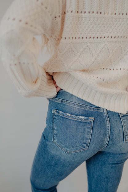 Z Supply | Cento Cable Sweater | Warm White